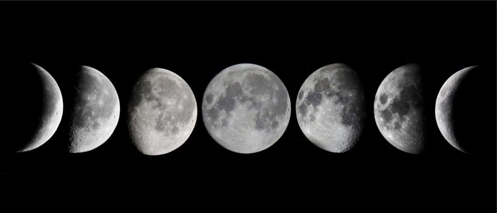 fases de la luna para niños