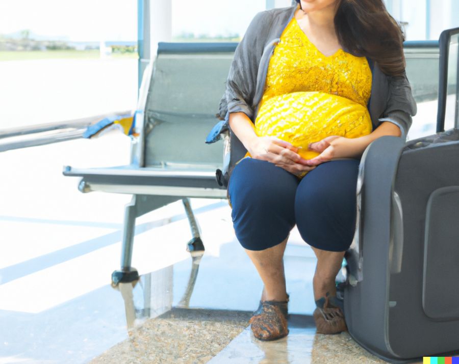 Se puede viajar estando de baja por embarazo
